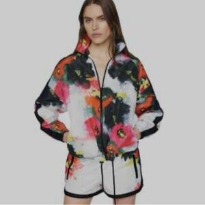 Pam & Gela floral watercolor athletic track set size M/L